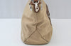 Authentic BURBERRY BLUE LABEL Shoulder Tote Bag Canvas Leather Beige 8309I