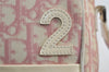 Authentic Christian Dior Trotter No.2 Shoulder Bag PVC Enamel Pink Junk 8310I