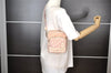 Authentic Christian Dior Trotter No.2 Shoulder Bag PVC Enamel Pink Junk 8310I