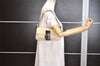 Authentic FENDI Zucca Mamma Baguette Shoulder Bag Canvas Leather Beige 8311J