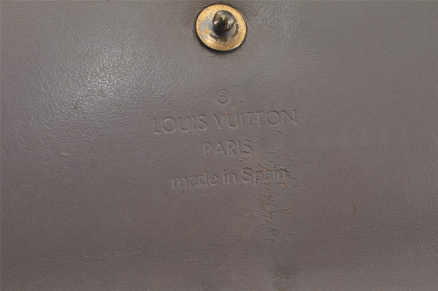 Auth Louis Vuitton Epi Pochette Porte Monnaie Credit Wallet M6357B Gray 8312J