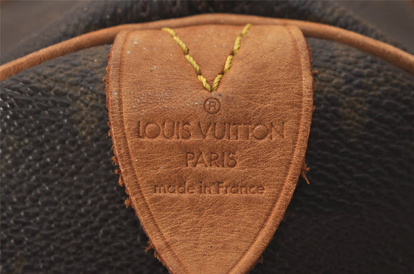 Authentic Louis Vuitton Monogram Speedy 30 Hand Boston Bag M41526 LV 8313J