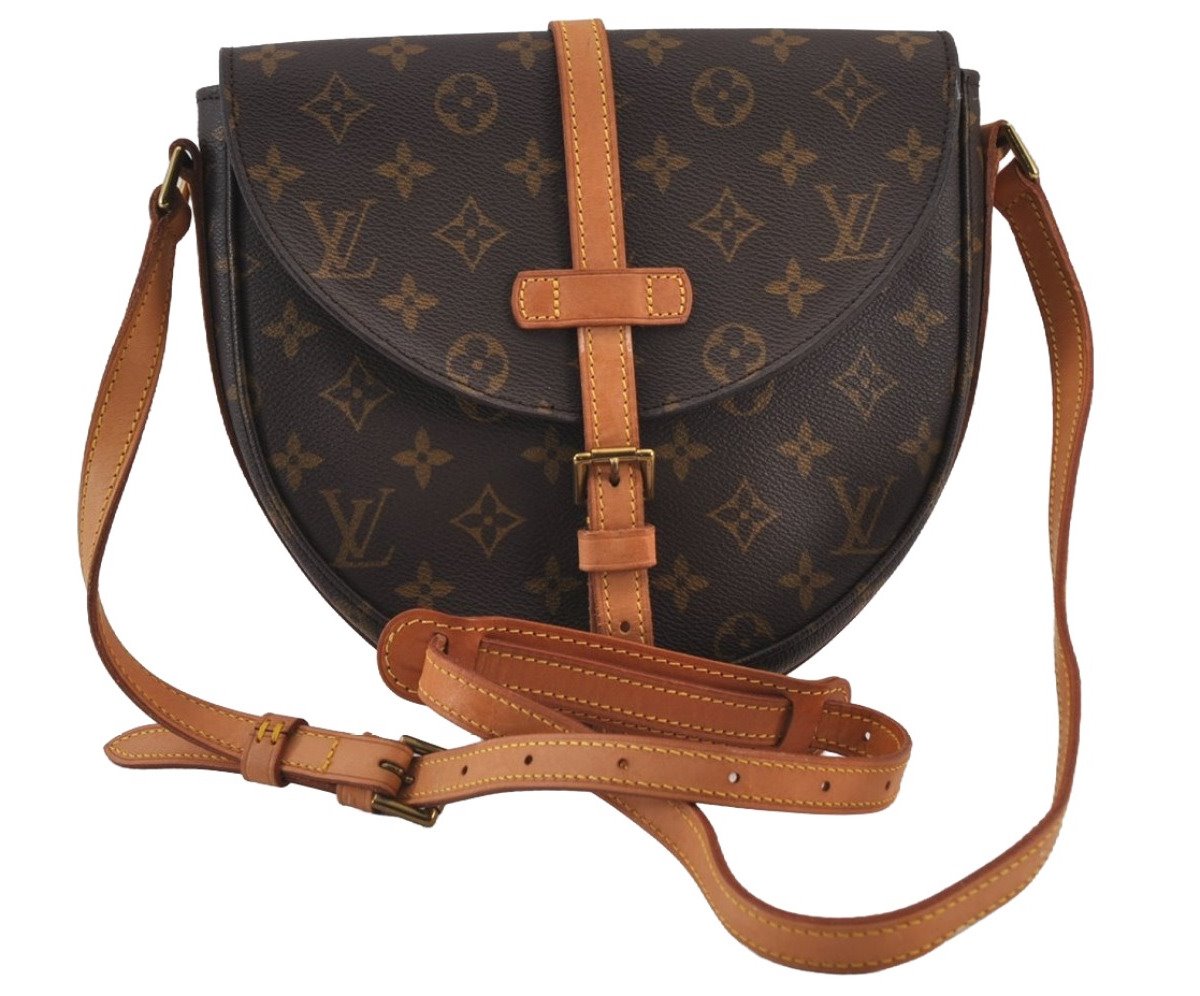 Authentic Louis Vuitton Monogram Chantilly MM Shoulder Cross Bag M51233 LV 8314J