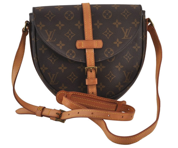Authentic Louis Vuitton Monogram Chantilly MM Shoulder Cross Bag M51233 LV 8314J