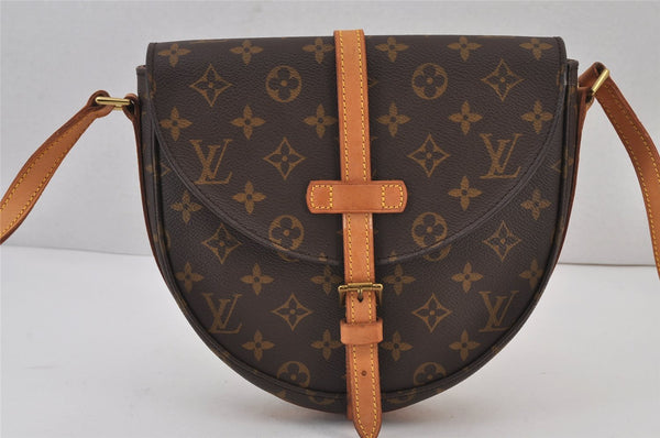 Authentic Louis Vuitton Monogram Chantilly MM Shoulder Cross Bag M51233 LV 8314J