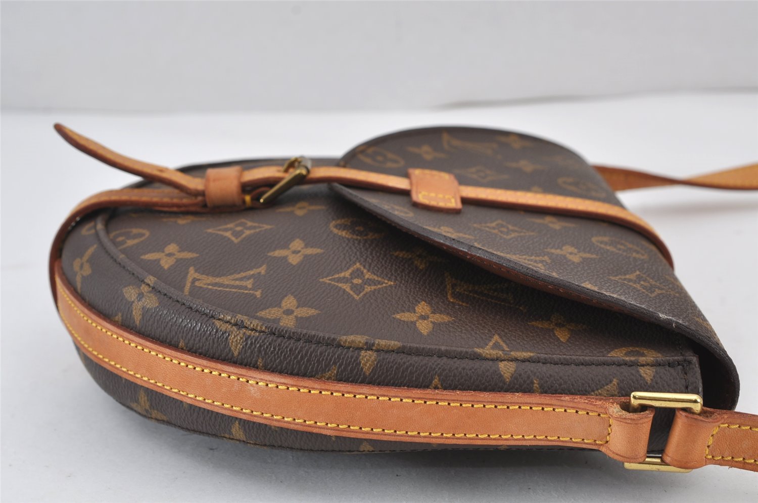 Authentic Louis Vuitton Monogram Chantilly MM Shoulder Cross Bag M51233 LV 8314J