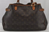Auth Louis Vuitton Monogram Batignolles Horizontal Tote Bag M51154 Junk 8315J