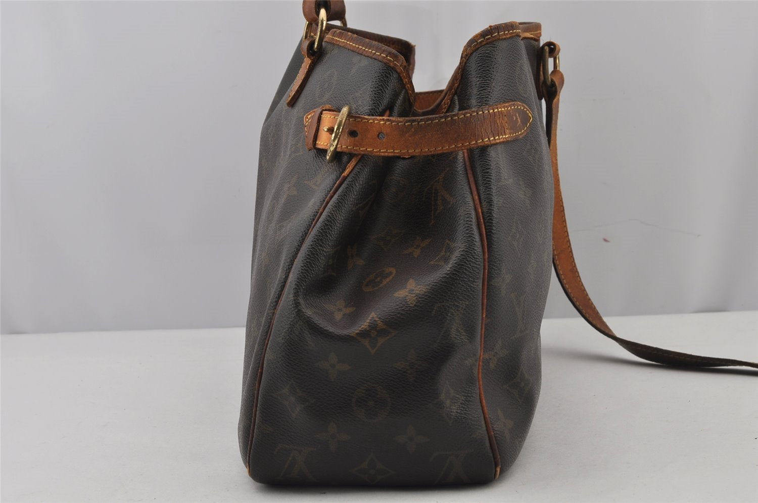 Auth Louis Vuitton Monogram Batignolles Horizontal Tote Bag M51154 Junk 8315J