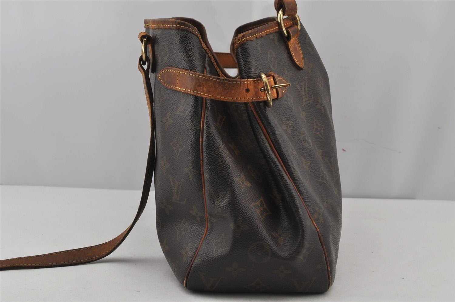 Auth Louis Vuitton Monogram Batignolles Horizontal Tote Bag M51154 Junk 8315J