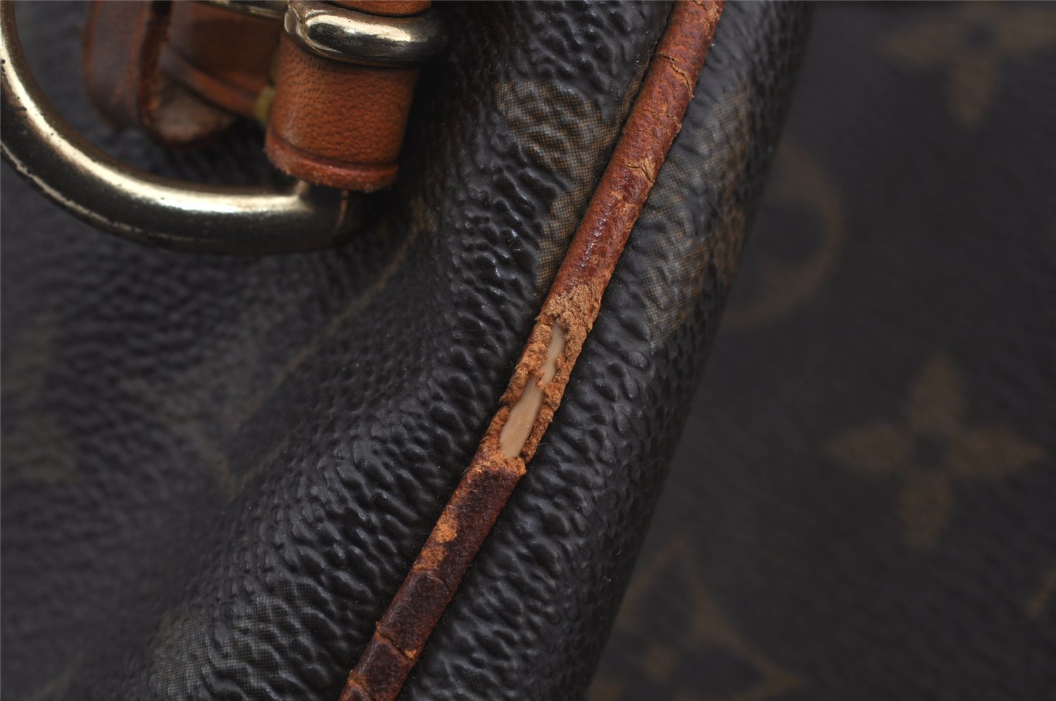 Auth Louis Vuitton Monogram Batignolles Horizontal Tote Bag M51154 Junk 8315J