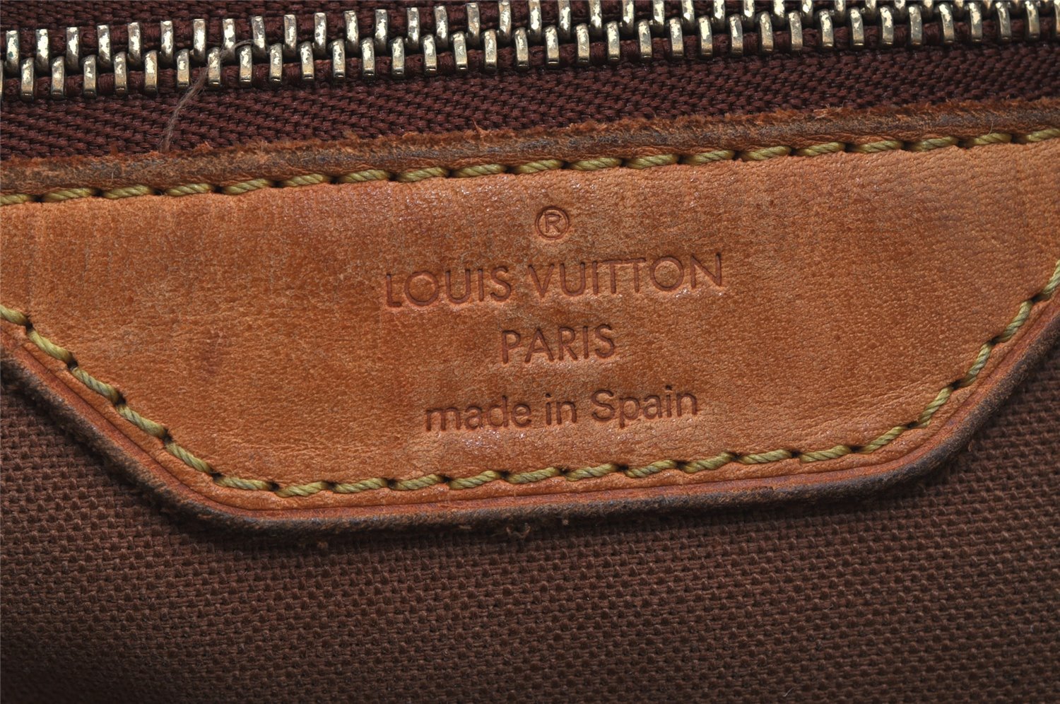 Auth Louis Vuitton Monogram Batignolles Horizontal Tote Bag M51154 Junk 8315J
