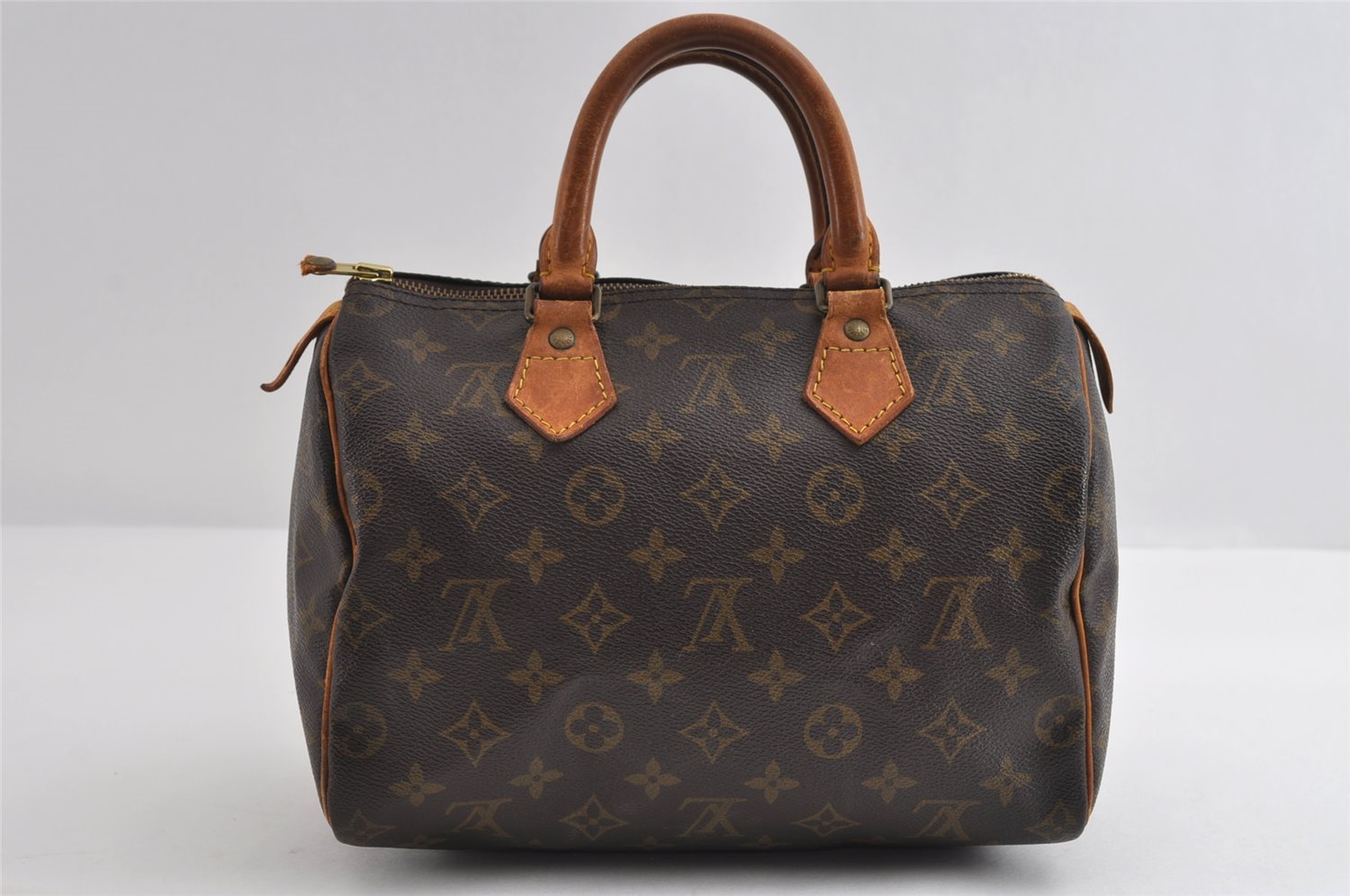Authentic Louis Vuitton Monogram Speedy 25 Boston Hand Bag M41528 LV 8316I