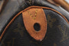 Authentic Louis Vuitton Monogram Speedy 25 Boston Hand Bag M41528 LV 8316I