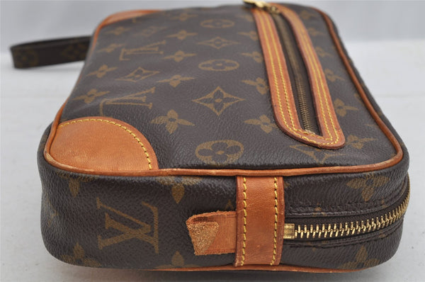 Authentic Louis Vuitton Monogram Marly Dragonne GM M51825 Clutch Hand Bag 8317I