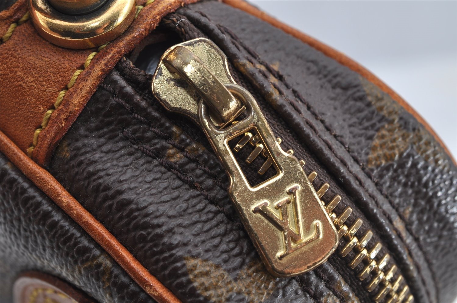 Authentic Louis Vuitton Monogram Marly Dragonne GM M51825 Clutch Hand Bag 8317I