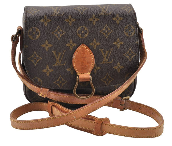 Authentic Louis Vuitton Monogram Saint Cloud MM M51243 Shoulder Cross Bag 8319I