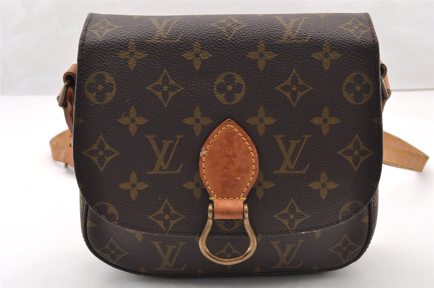 Authentic Louis Vuitton Monogram Saint Cloud MM M51243 Shoulder Cross Bag 8319I