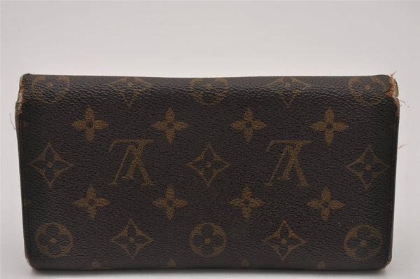 Authentic Louis Vuitton Monogram Portefeuille Sarah Purse Wallet M61734 LV 8321I