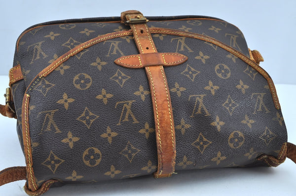 Authentic Louis Vuitton Monogram Saumur 30 Shoulder Cross Bag M42256 LV 8322H