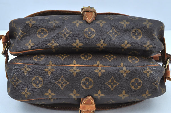 Authentic Louis Vuitton Monogram Saumur 30 Shoulder Cross Bag M42256 LV 8322H