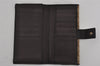 Authentic GUCCI Web Sherry Line Bifold Long Wallet GG Canvas Leather Brown 8322J