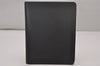 Authentic Louis Vuitton Taiga Agenda Bureau Notebook Cover Black R20409 LV 8324I