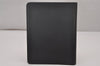 Authentic Louis Vuitton Taiga Agenda Bureau Notebook Cover Black R20409 LV 8324I