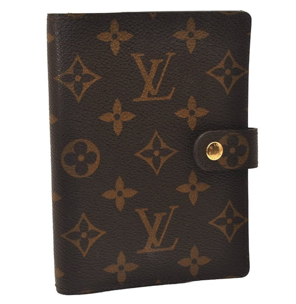 Authentic Louis Vuitton Monogram Agenda PM Notebook Cover R20005 LV 8325J