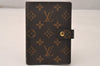 Authentic Louis Vuitton Monogram Agenda PM Notebook Cover R20005 LV 8325J