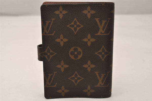 Authentic Louis Vuitton Monogram Agenda PM Notebook Cover R20005 LV 8325J