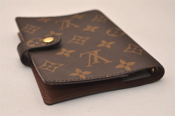 Authentic Louis Vuitton Monogram Agenda PM Notebook Cover R20005 LV 8325J