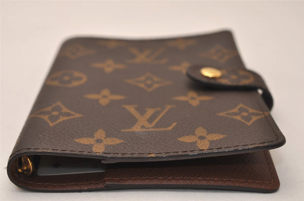 Authentic Louis Vuitton Monogram Agenda PM Notebook Cover R20005 LV 8325J