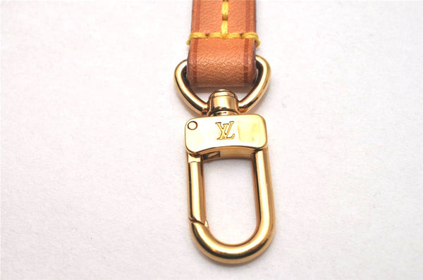 Auth Louis Vuitton Leather Strap For Pochette Accessoires Beige 45.3" LV 8326I
