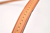 Auth Louis Vuitton Leather Strap For Pochette Accessoires Beige 45.3" LV 8326I
