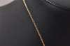 Authentic Christian Dior Gold Imitation Pearl Chain Pendant Necklace Box 8326J