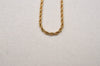 Authentic Christian Dior Gold Imitation Pearl Chain Pendant Necklace Box 8326J