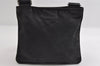 Authentic PRADA Nylon Tessuto Leather Shoulder Cross Body Bag Purse Black 8328I