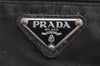 Authentic PRADA Nylon Tessuto Leather Shoulder Cross Body Bag Purse Black 8328I