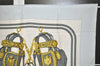 Authentic HERMES Carre 90 Scarf "BRIDES de GALA par" Silk Light Blue 8328J