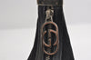 Authentic GUCCI Shoulder Hand Bag Purse GG Canvas Leather 0013812 Black 8329I