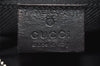 Authentic GUCCI Shoulder Hand Bag Purse GG Canvas Leather 0013812 Black 8329I