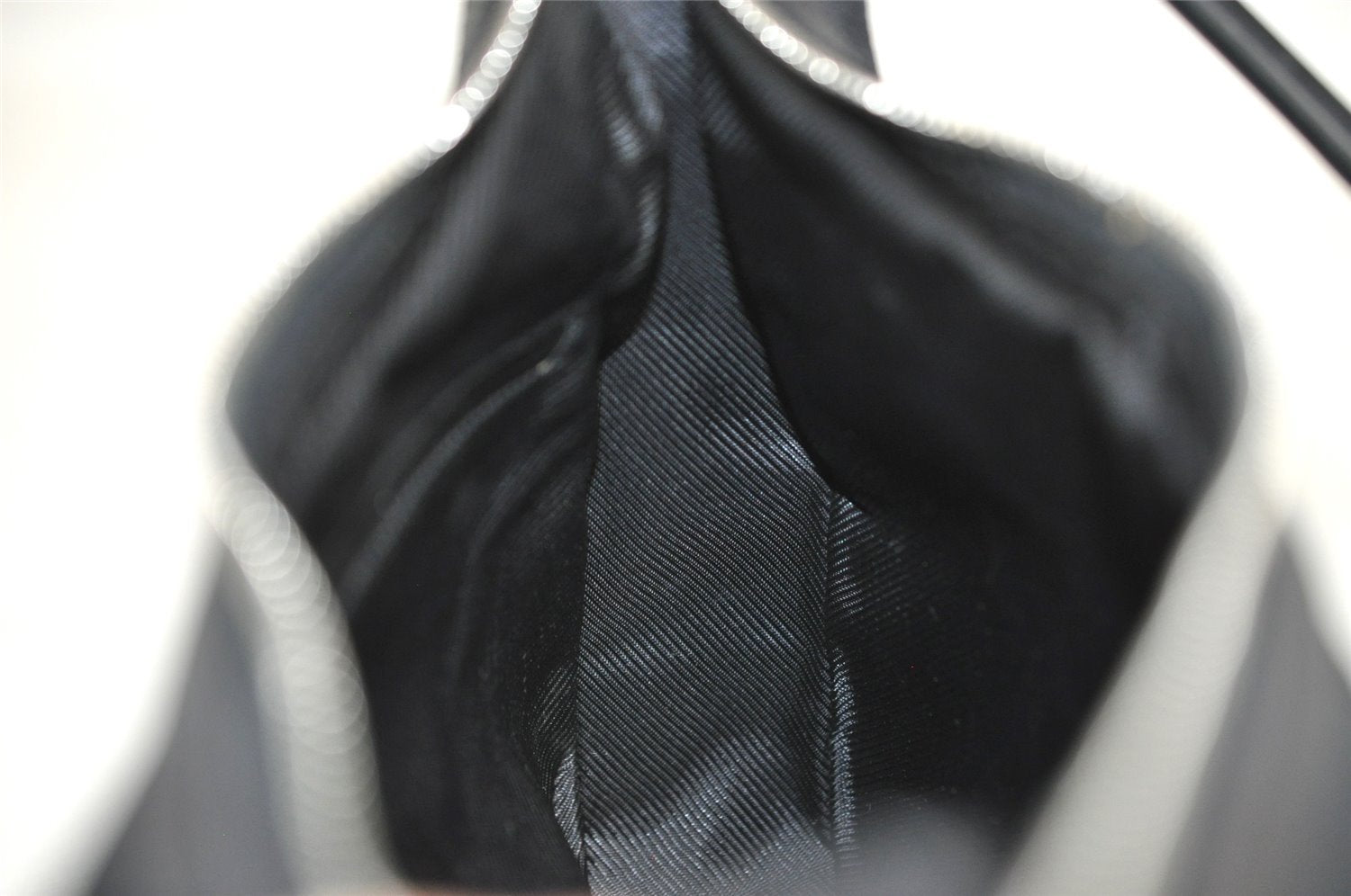 Authentic GUCCI Shoulder Hand Bag Purse GG Canvas Leather 0013812 Black 8329I