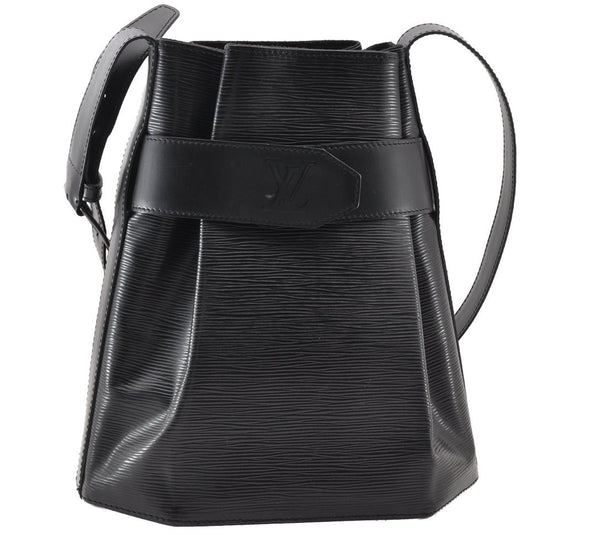 Auth Louis Vuitton Epi Sac De Paule PM Shoulder Cross Bag Black M80157 LV 8330I