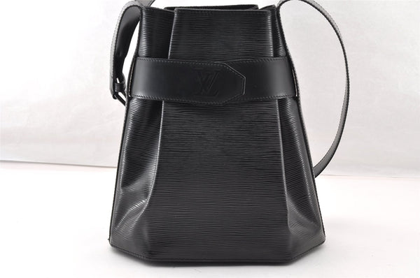 Auth Louis Vuitton Epi Sac De Paule PM Shoulder Cross Bag Black M80157 LV 8330I