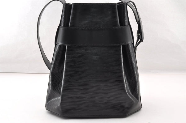 Auth Louis Vuitton Epi Sac De Paule PM Shoulder Cross Bag Black M80157 LV 8330I