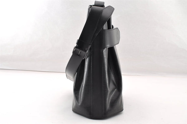 Auth Louis Vuitton Epi Sac De Paule PM Shoulder Cross Bag Black M80157 LV 8330I
