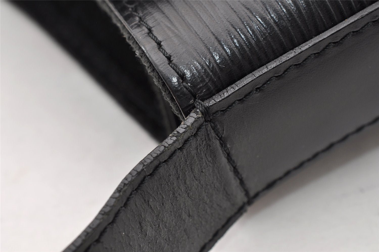 Auth Louis Vuitton Epi Sac De Paule PM Shoulder Cross Bag Black M80157 LV 8330I