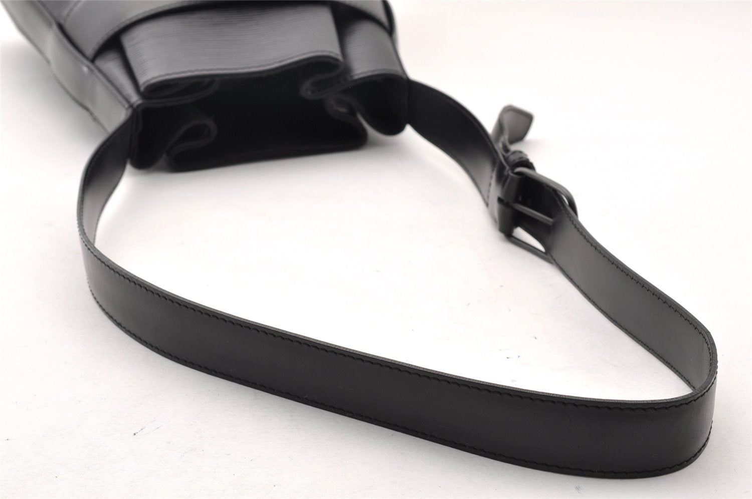 Auth Louis Vuitton Epi Sac De Paule PM Shoulder Cross Bag Black M80157 LV 8330I