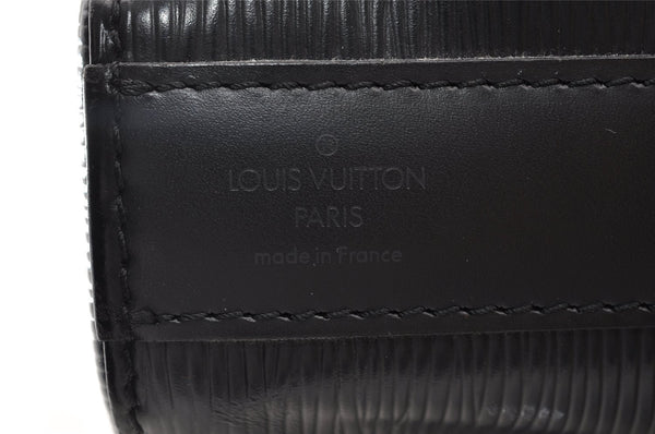 Auth Louis Vuitton Epi Sac De Paule PM Shoulder Cross Bag Black M80157 LV 8330I