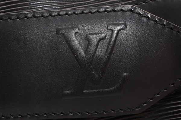 Auth Louis Vuitton Epi Sac De Paule PM Shoulder Cross Bag Black M80157 LV 8330I